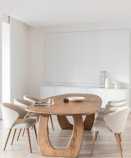 The Grand Estate Dining Table Set – Premium Teak Wood Dining Set