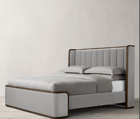Laurent Upholstered Shelter Bed
