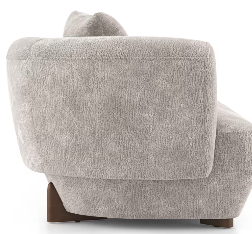Elara 3 Seater Fabric Sofa in Turtledove Beige