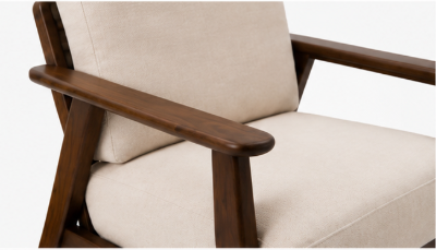 Maven Solid Sheesham Wood 3+1+1 Sofa Set