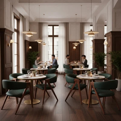 Hudson Teak Wood Dining Chair