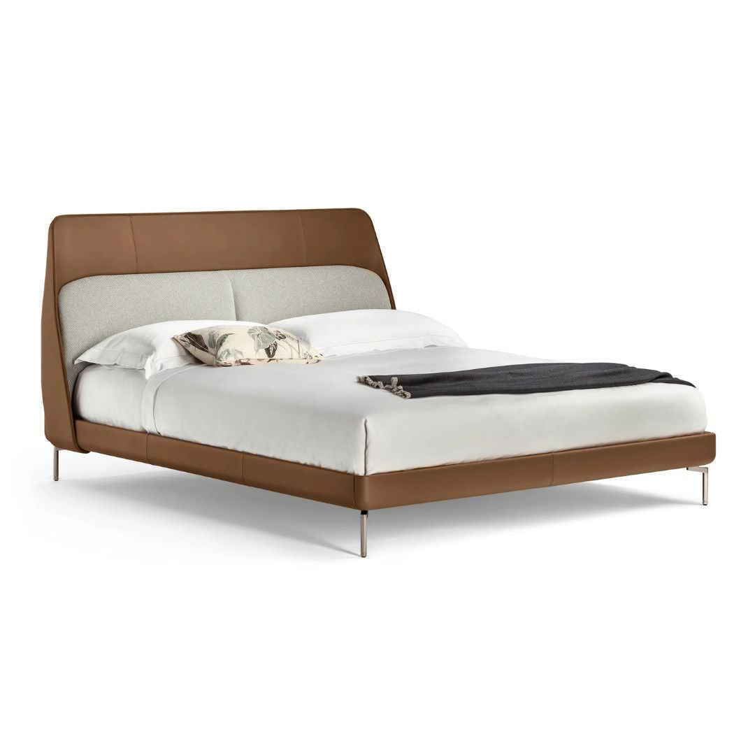 Meadow Curve Velvet Trundle Bed