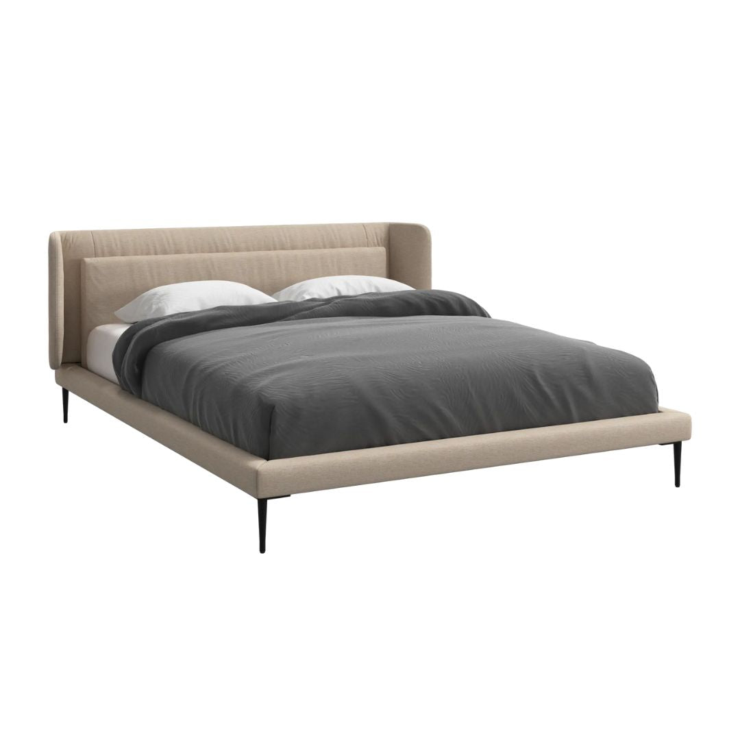 Torino Elite Italian Leather Upholstered Bed