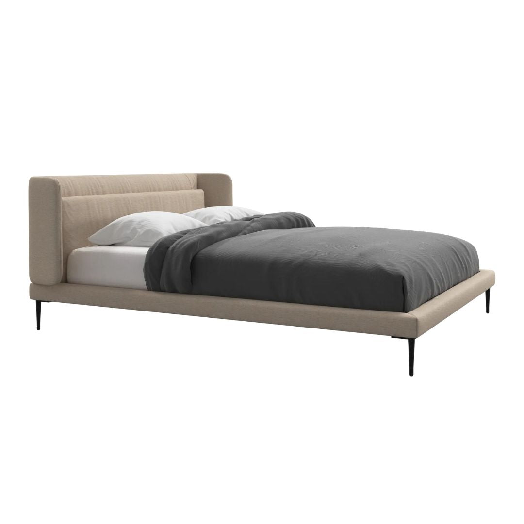 Torino Elite Italian Leather Upholstered Bed