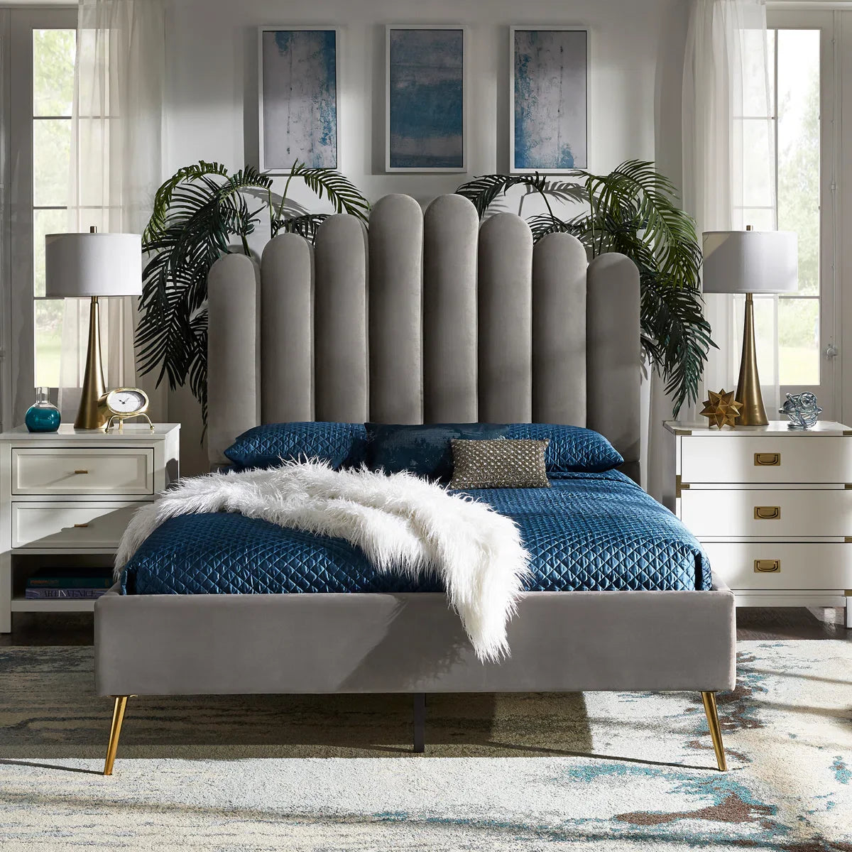 Relaxon Luxe Upholstered Bed