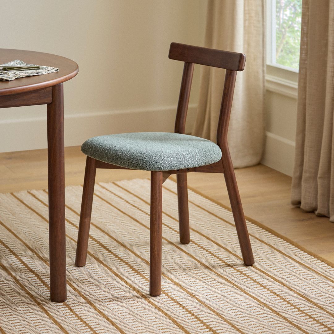 Walnut Weave Dining Chair