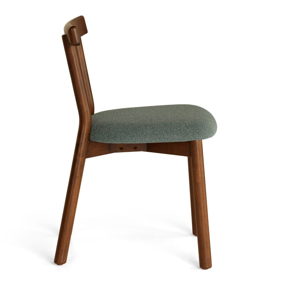 Walnut Weave Dining Chair
