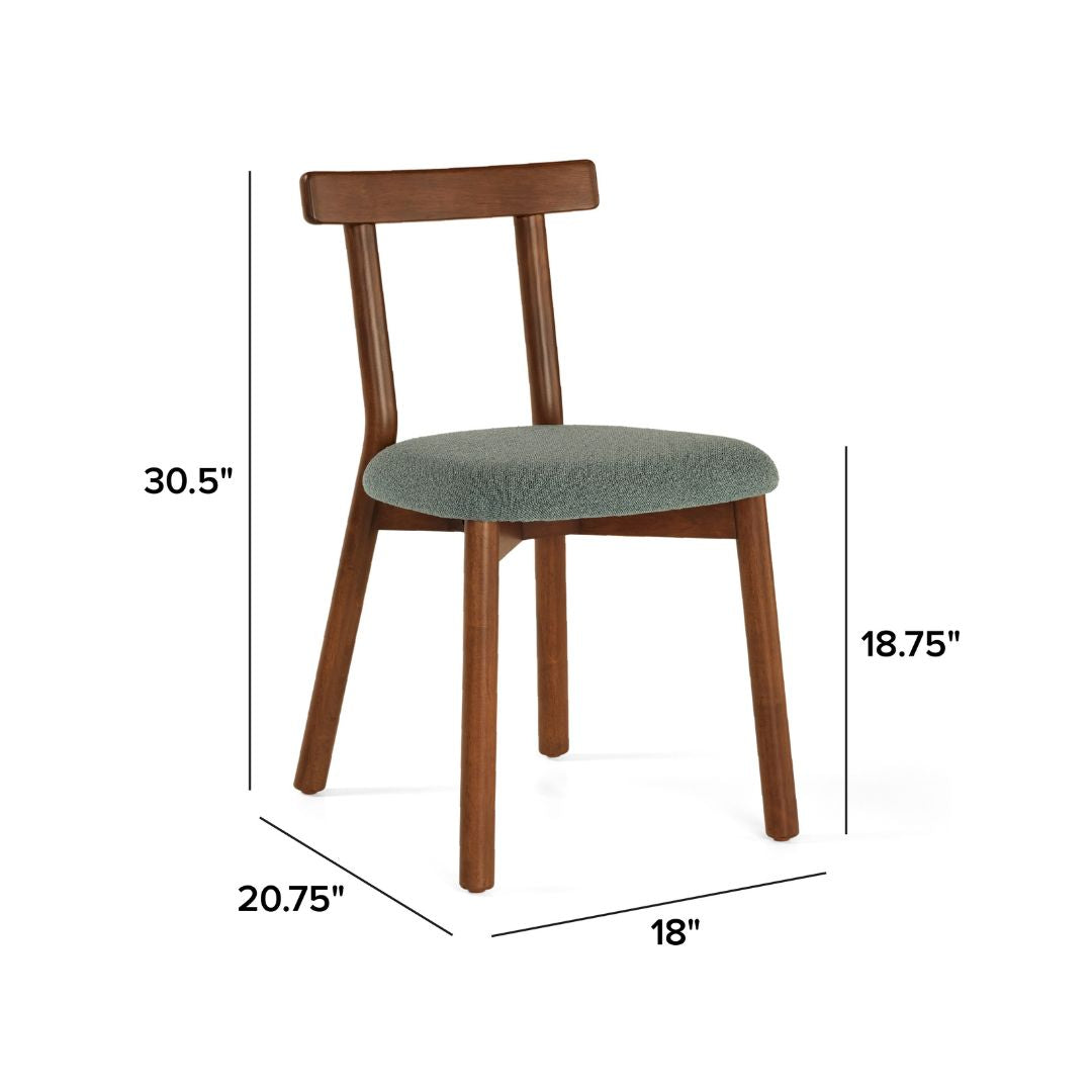 Walnut Weave Dining Chair