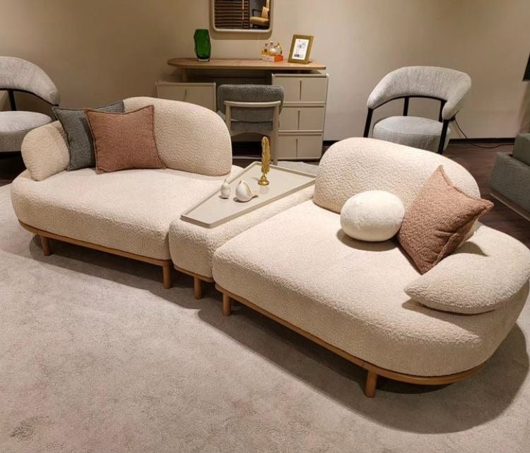 Cloud Comfort 3-Seater Curved Sofa
