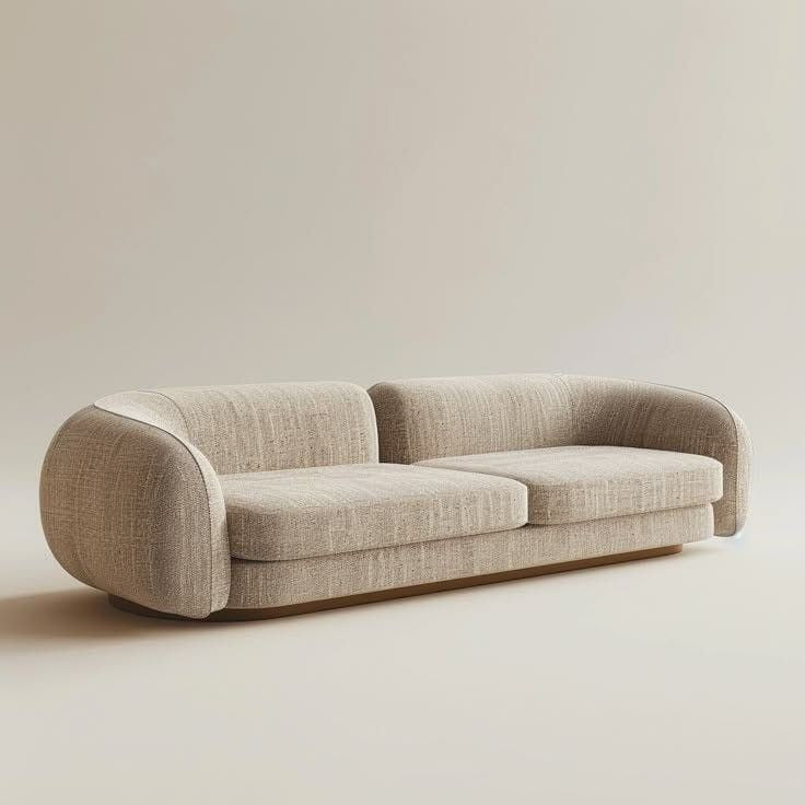 Premium Curved 2-Seater Sofa