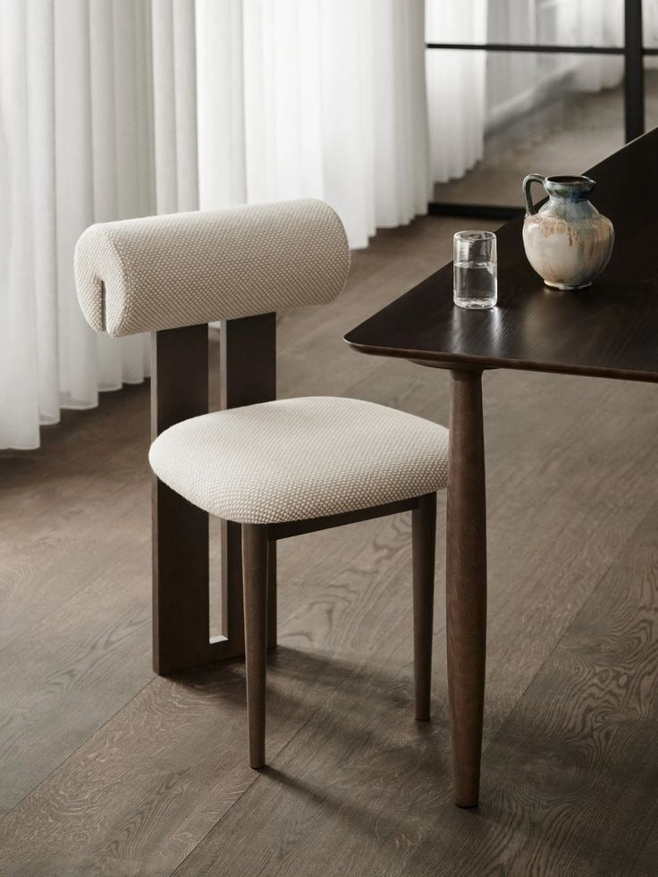 Modern Cylindrical Back Dining Chair