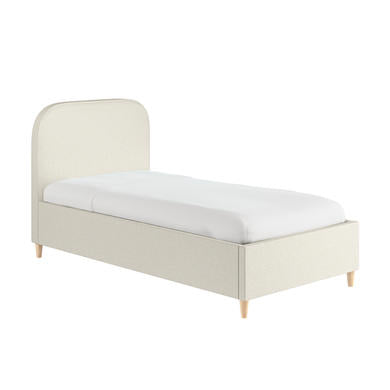 BeigeNova Single Bed Without Storage