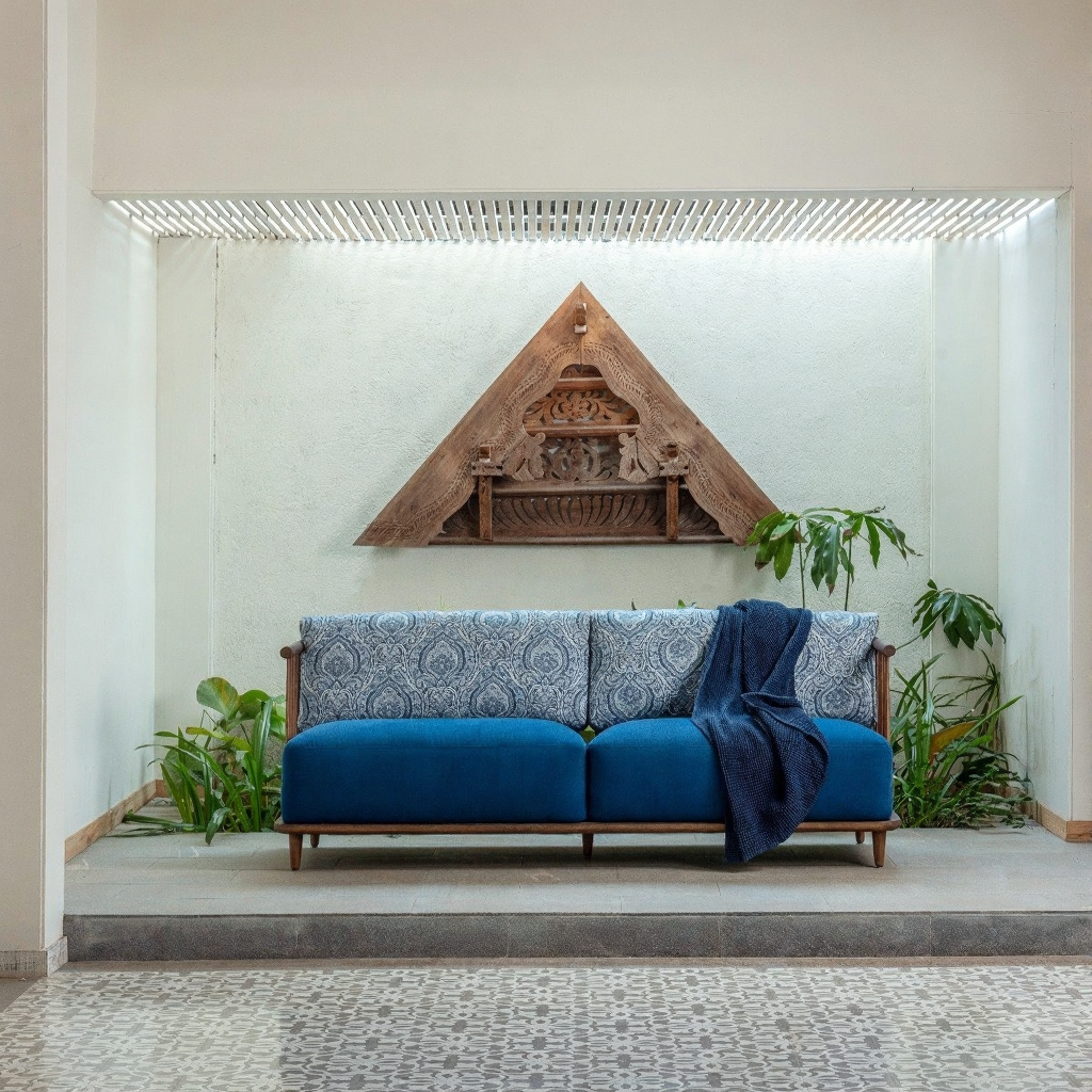 Blue Haveli Sofa