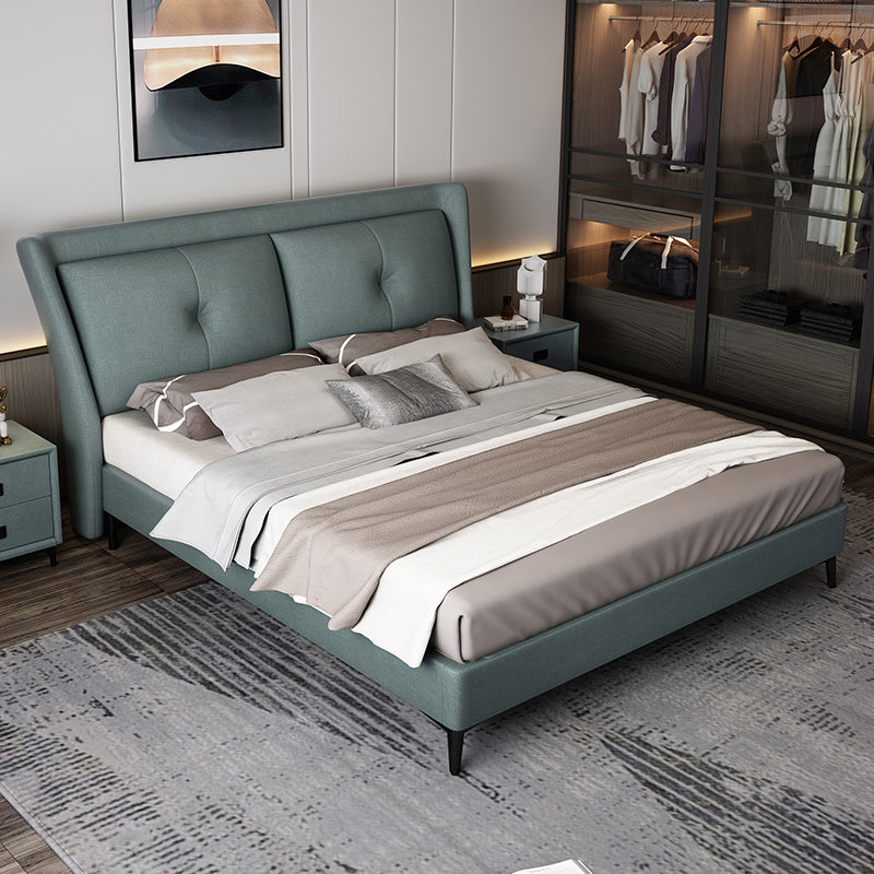 Stellan Noir Panel Upholstered Bed