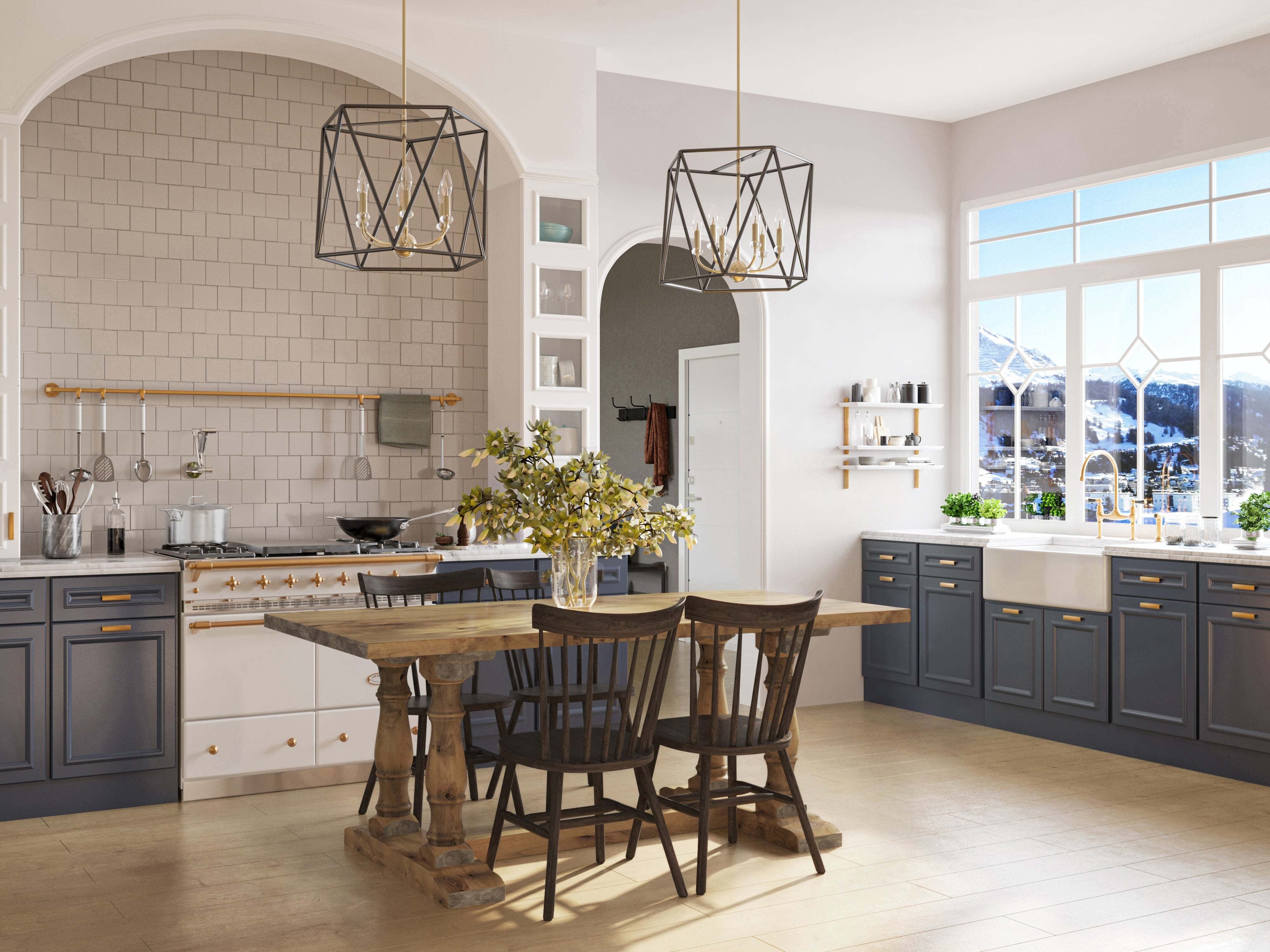 Stupa Pedestal Dining Table