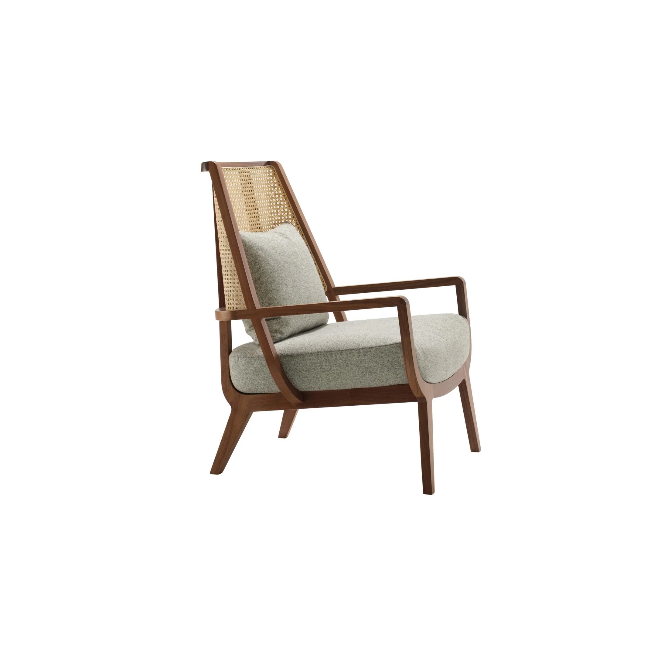 Nayla Cane-Back Lounge Chair