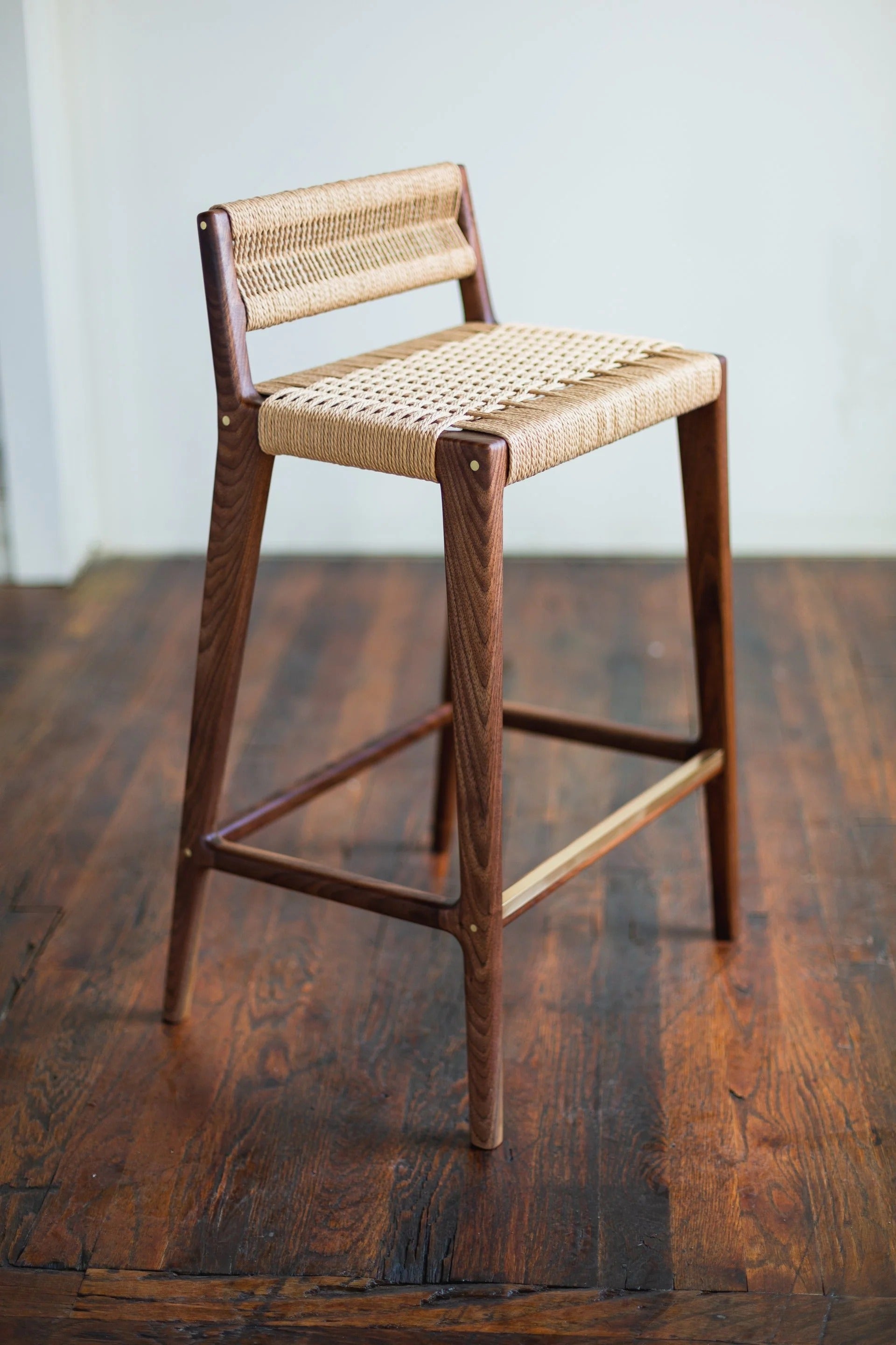 Willow Woven Bar Chair