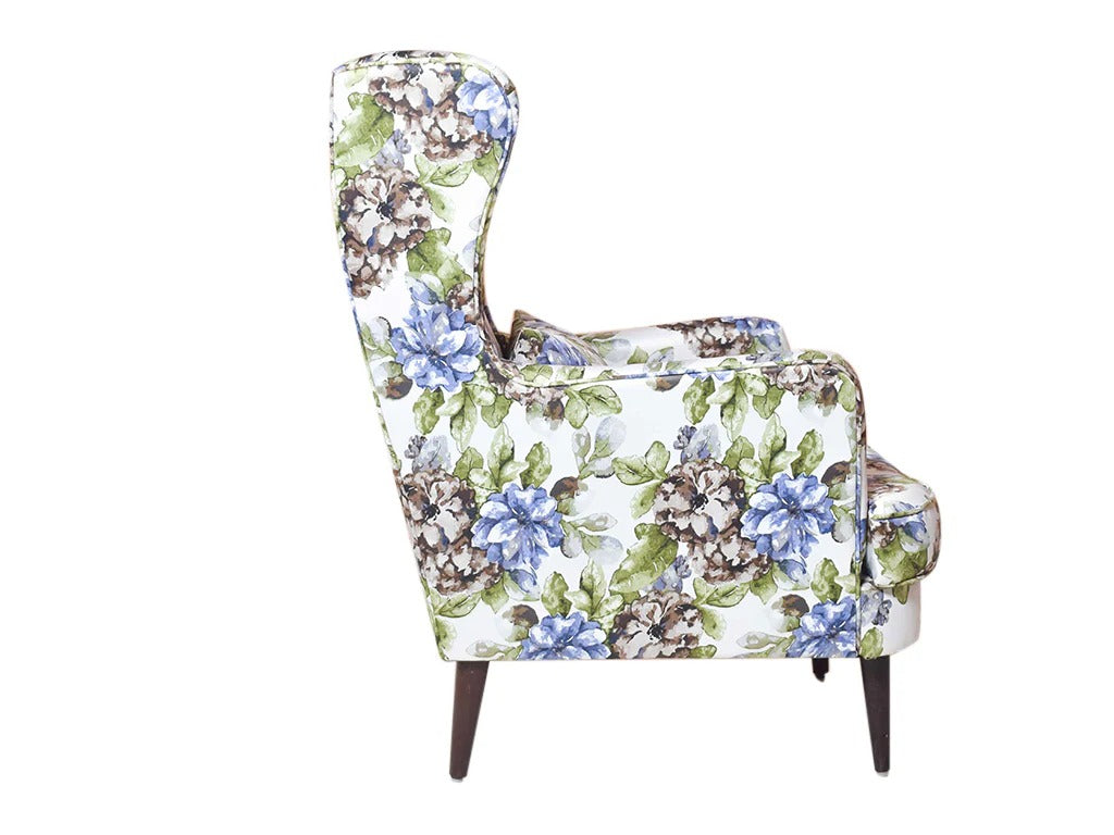 Bloom Elegance Wing Chair