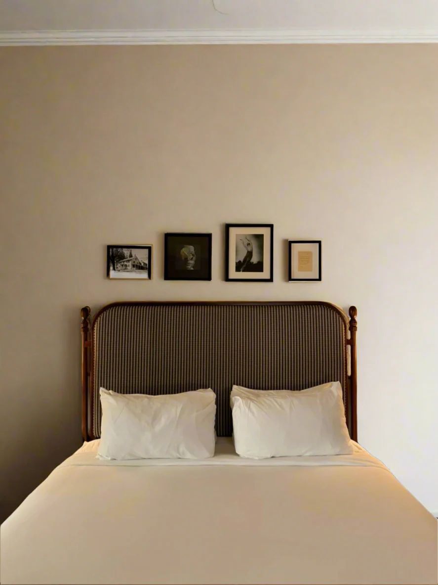 Arch Rattan Panel Wooden Bed Headboard