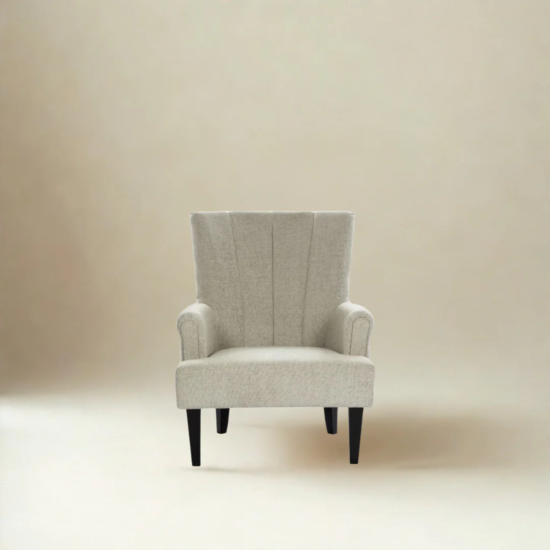 Ivory Grace Wing Chair