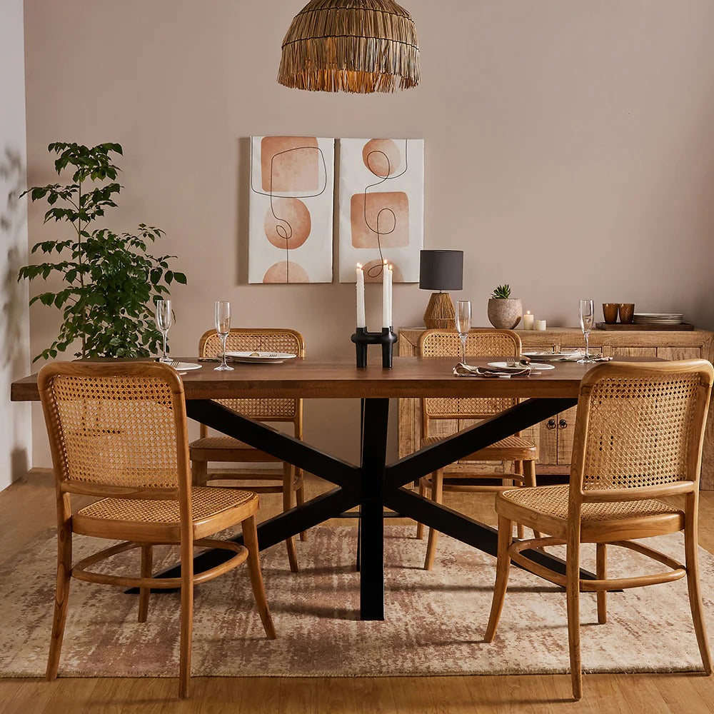 Oakline Cross Dining Table
