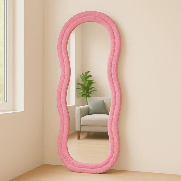 Soft Padded Standing Mirror