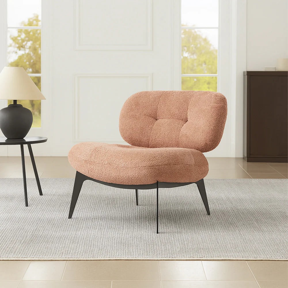 Rose Brown Hug Lounge Chair