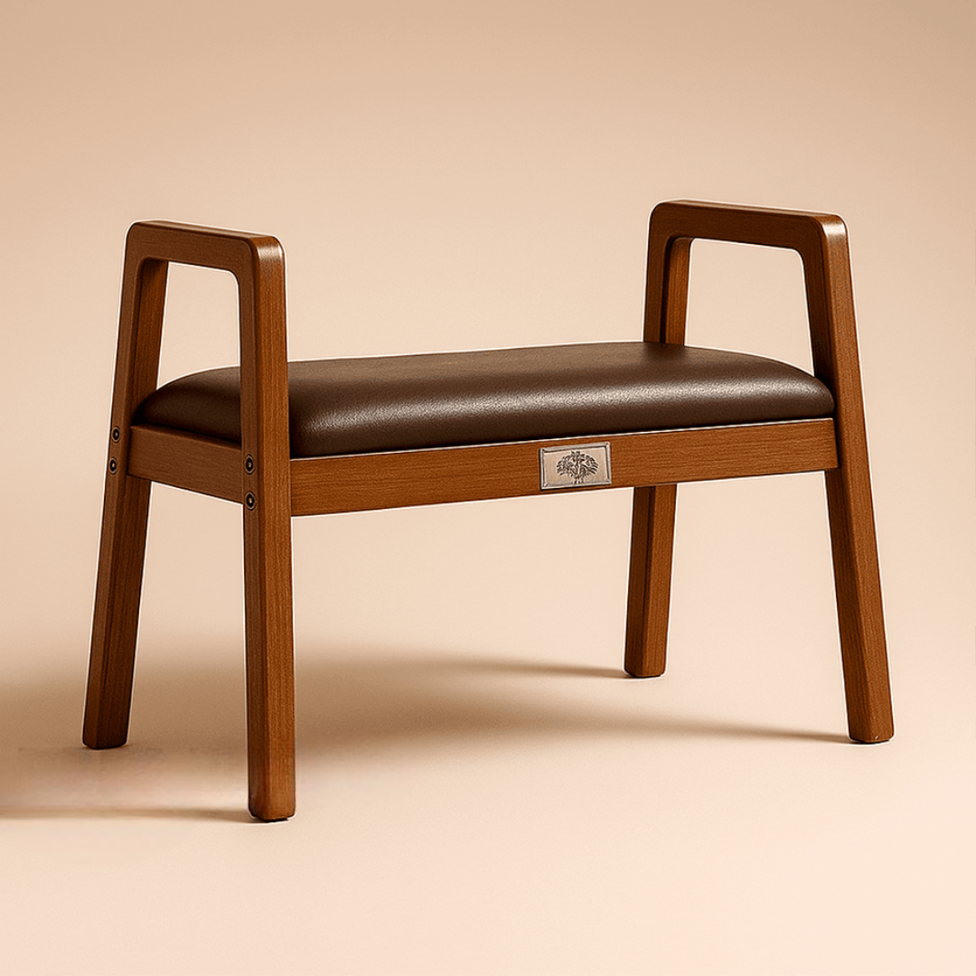 Solid Wood Upholstered Bench
