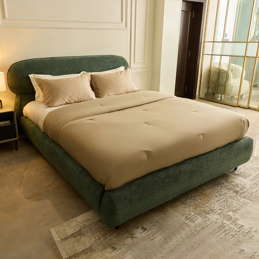 Forest Haven Bouclé Bed