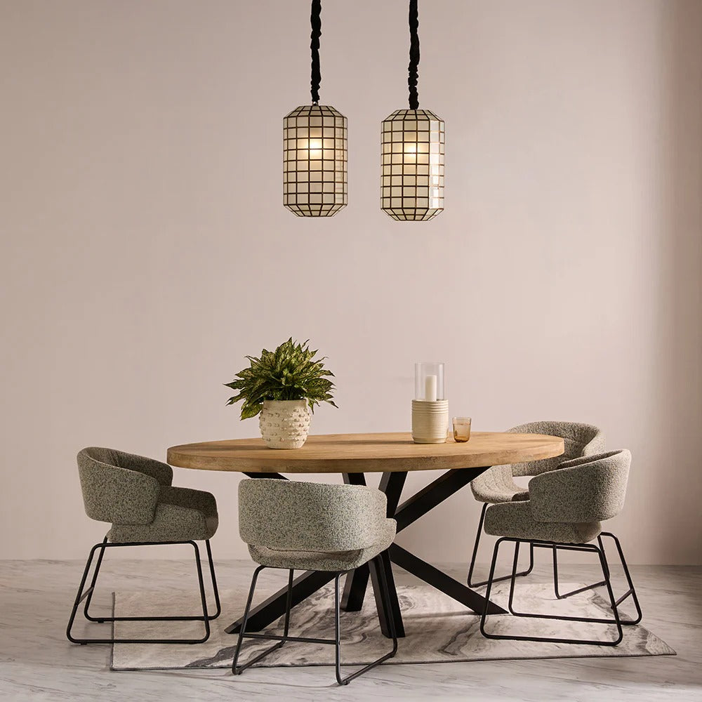 Haven Cross Round Dining Table