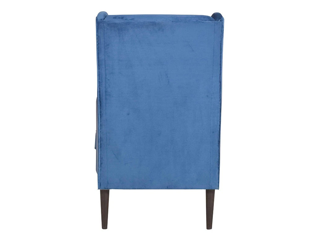 Velvet Aura Wing Chair