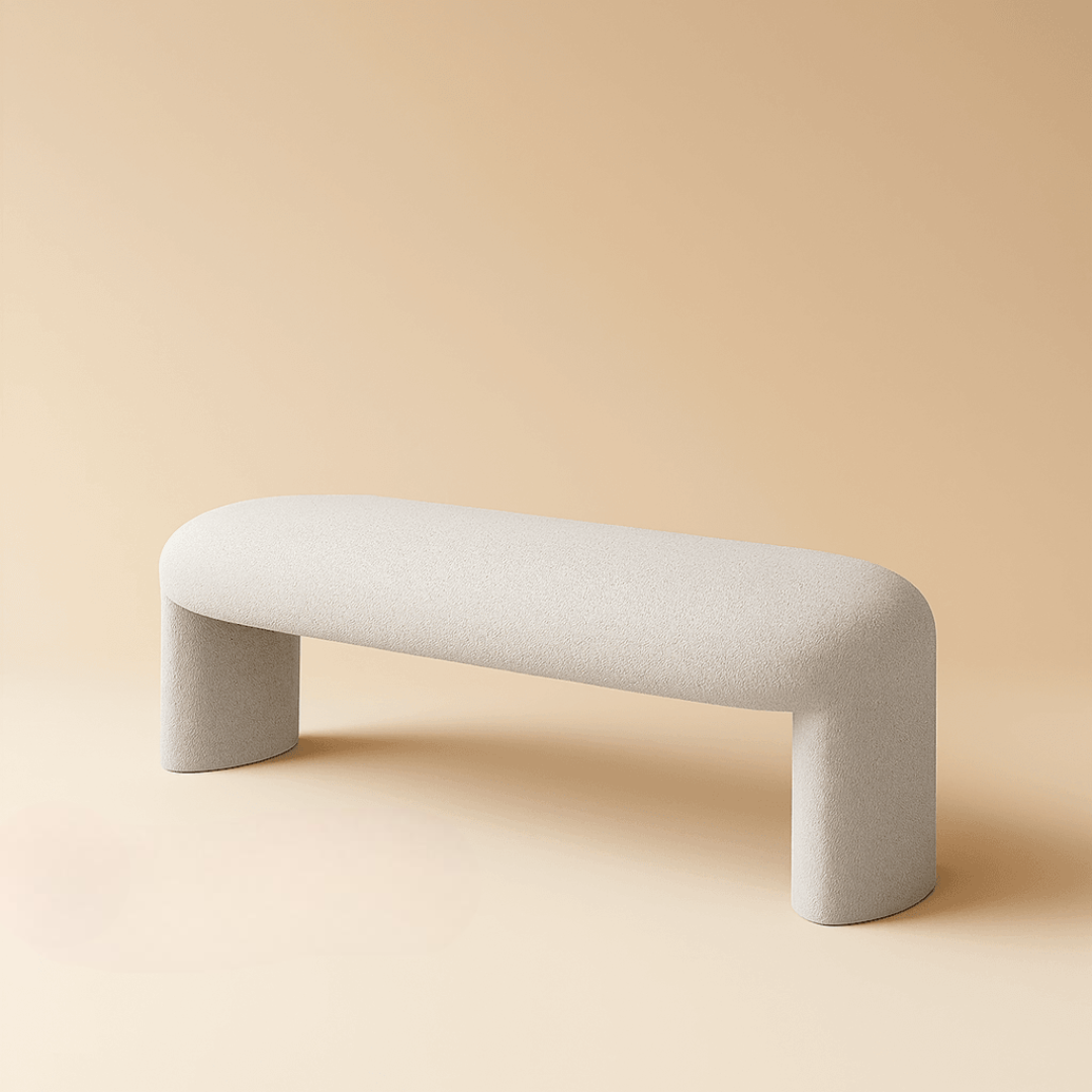 Terra Curve Upholstered Bench
