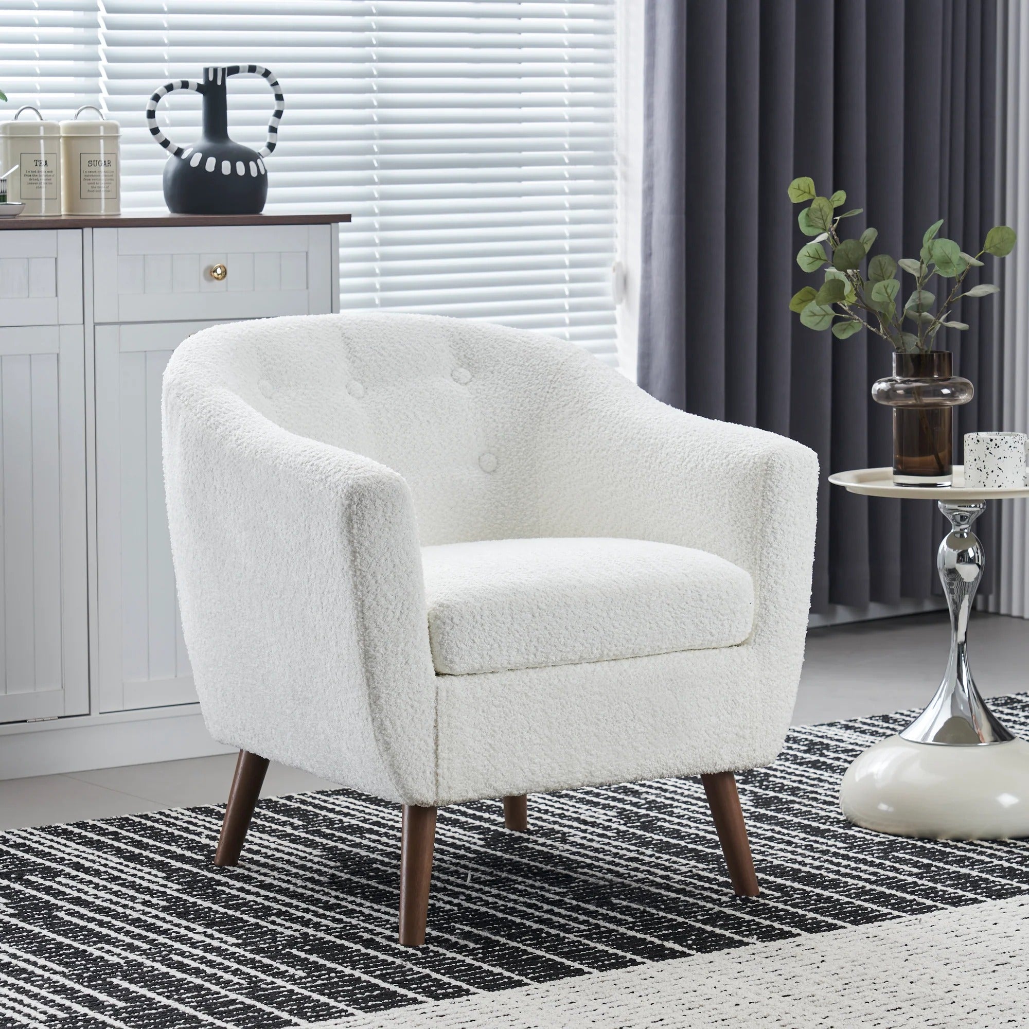 Cozy Mid-Century Accent Chair