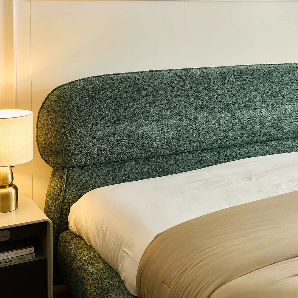 Forest Haven Bouclé Bed