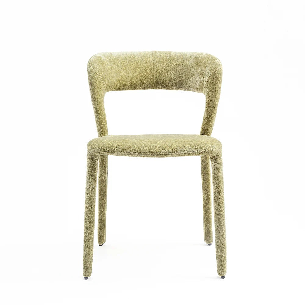 Modern Moss Upholstered Dining Chair