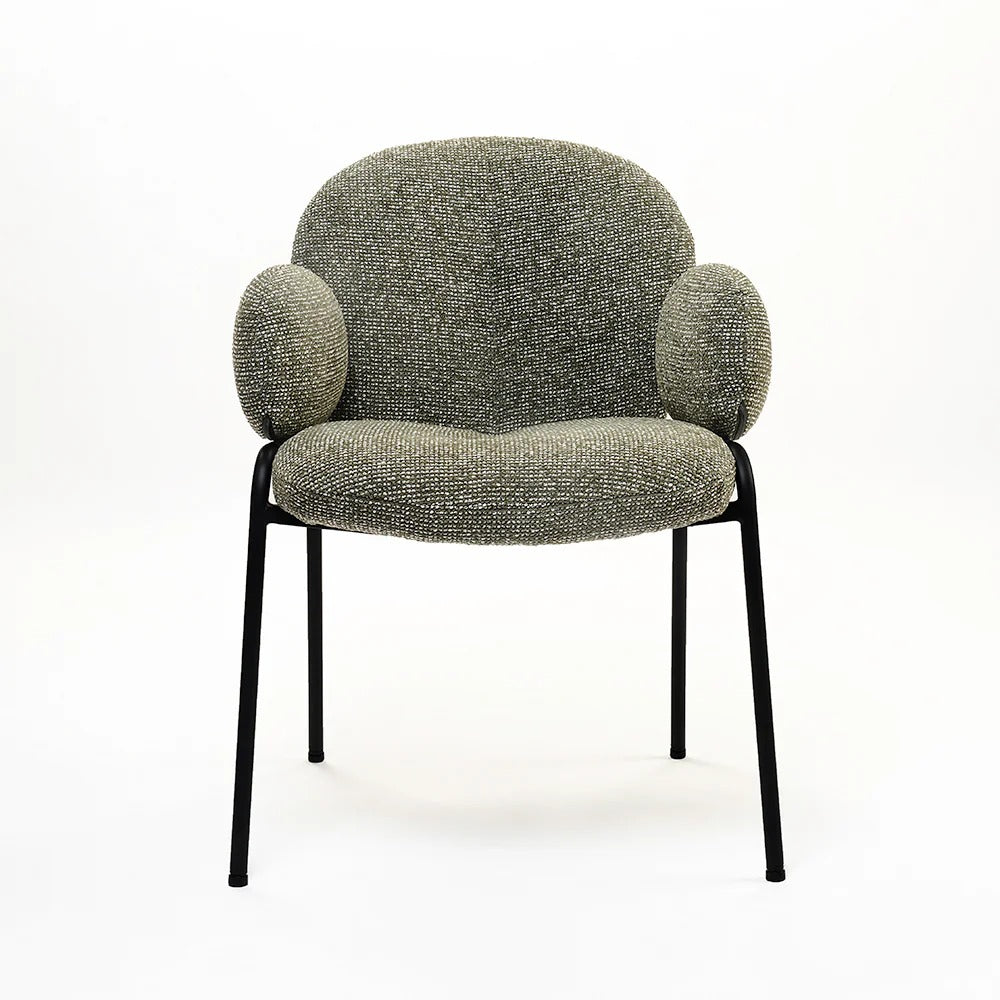 Plush Arm Dining Chair