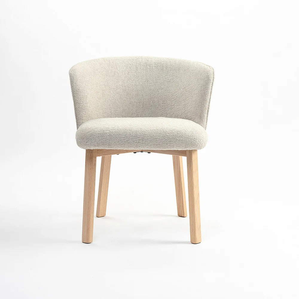 Upholstered Oak Dining Chair