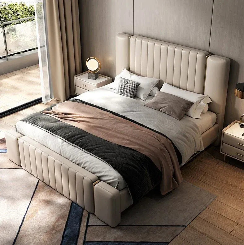 Valerio Crest Luxe Upholstered Bed
