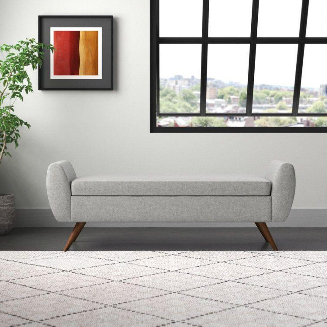 Amsi Modern Upholstered Storage Bench