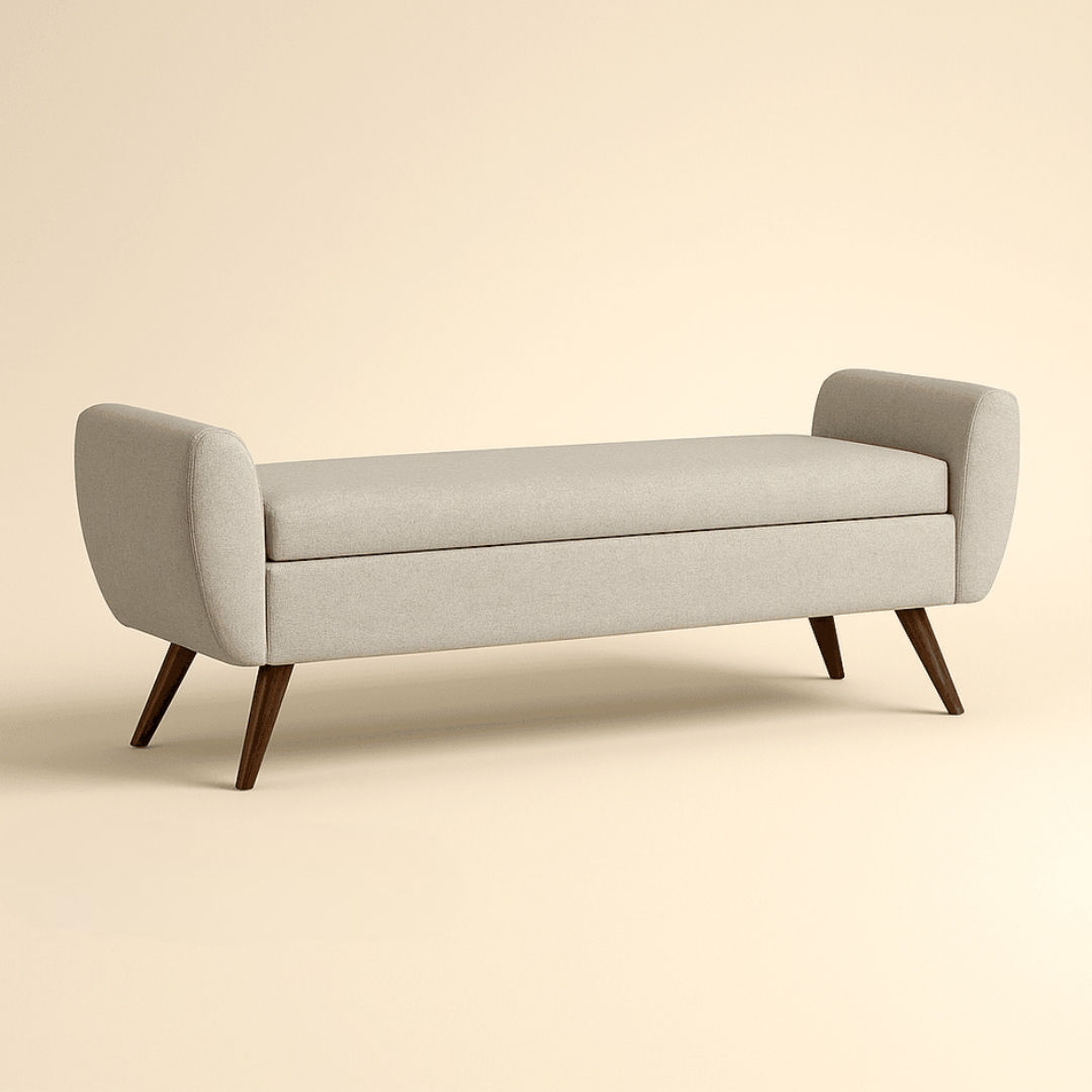 Amsi Modern Upholstered Storage Bench