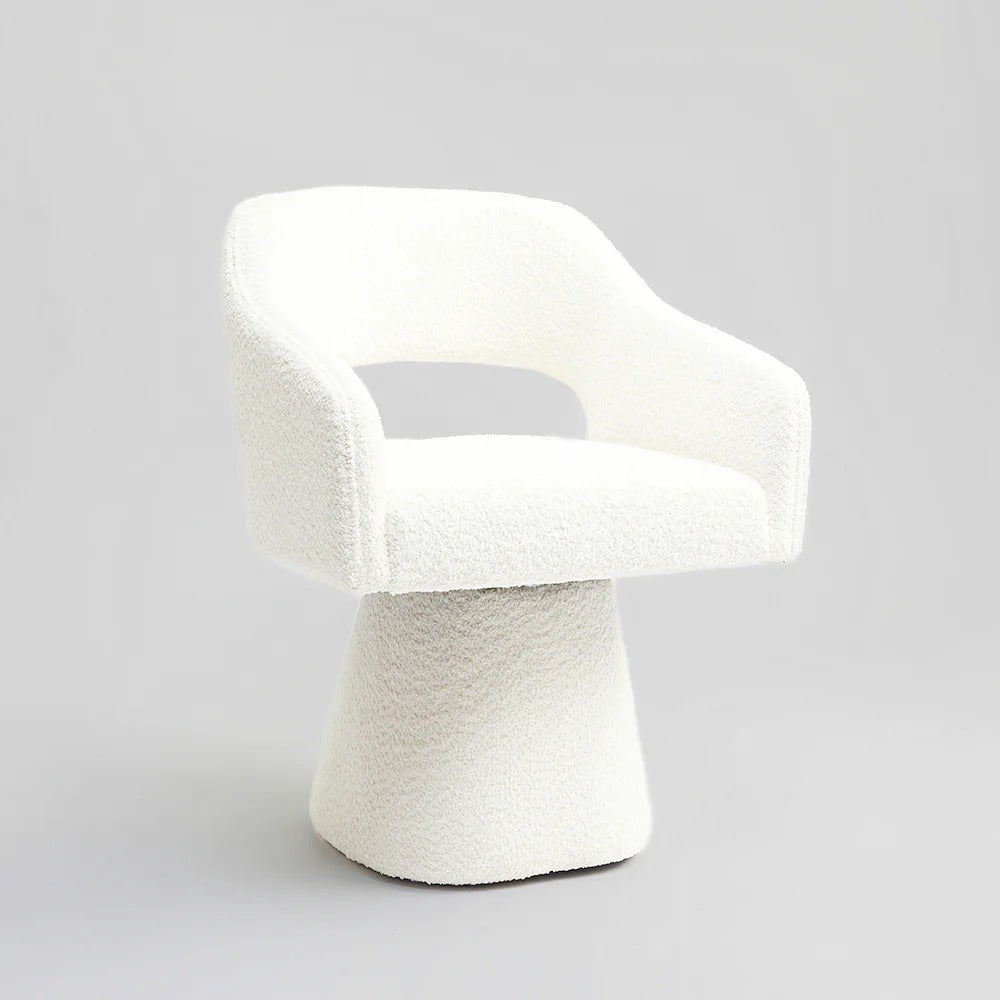 Modern Pedestal Cloud Accent Chair