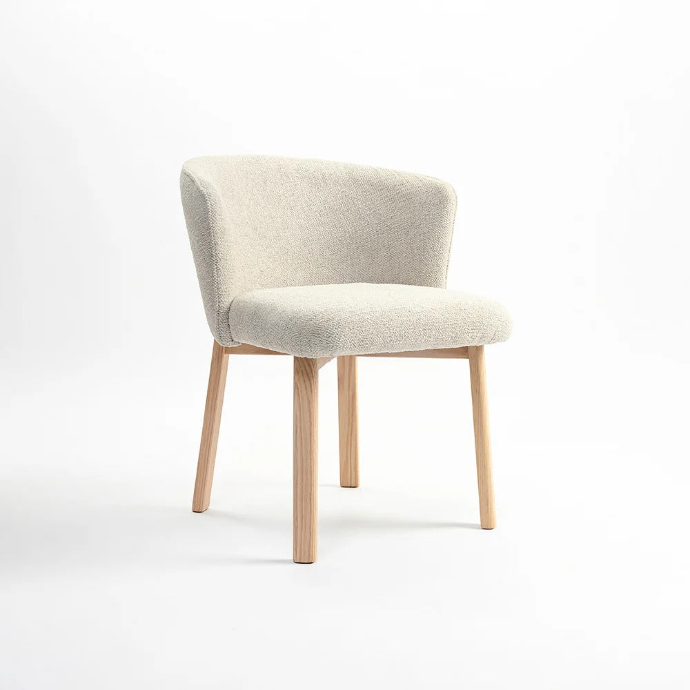 Upholstered Oak Dining Chair
