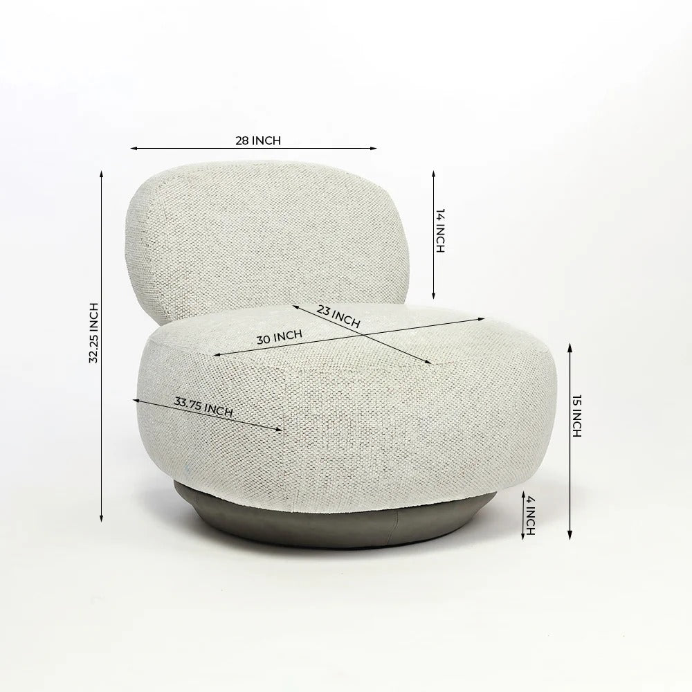 Pebble Swivel Lounge Chair