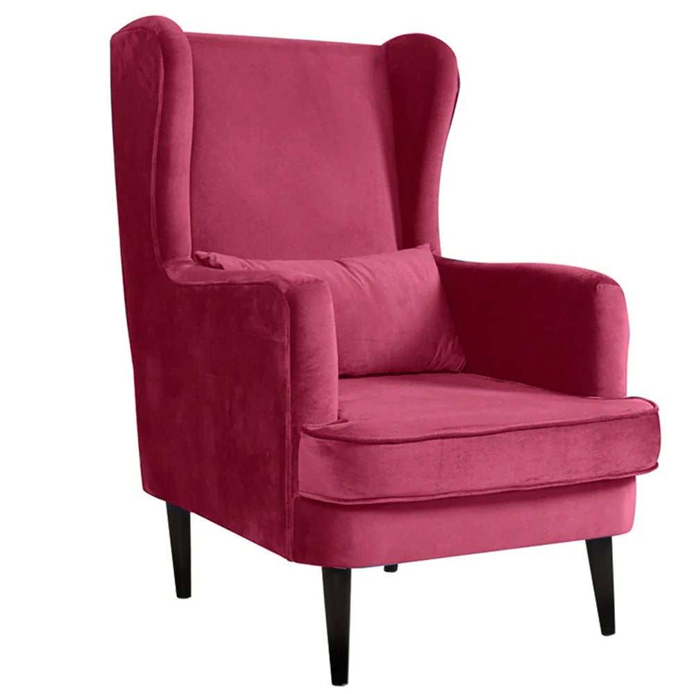 Velvet Aura Wing Chair