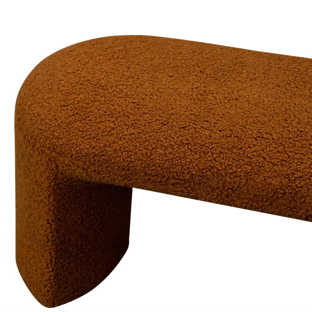Terra Curve Upholstered Bench
