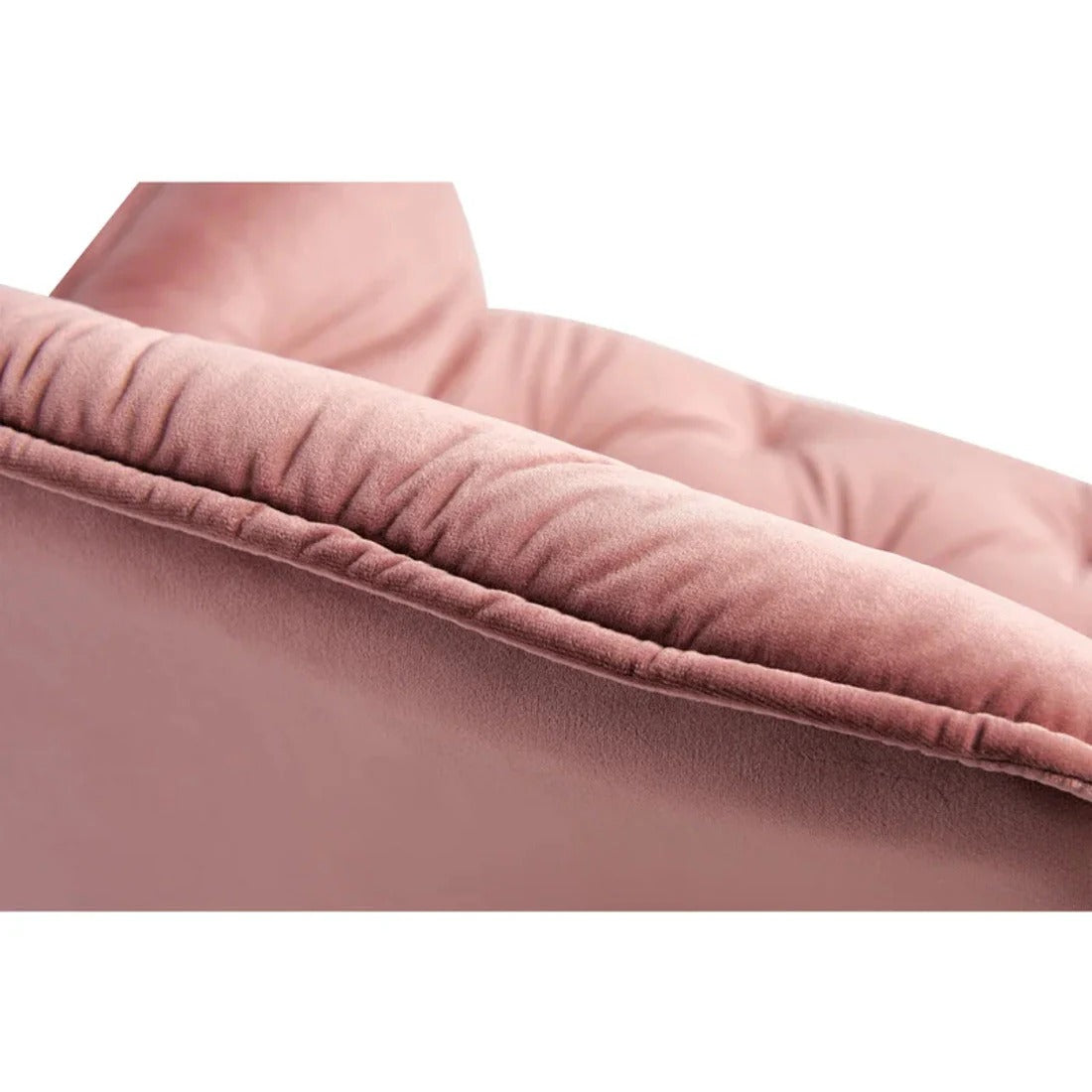 Blush Pink Tufted Velvet Lounge Chair
