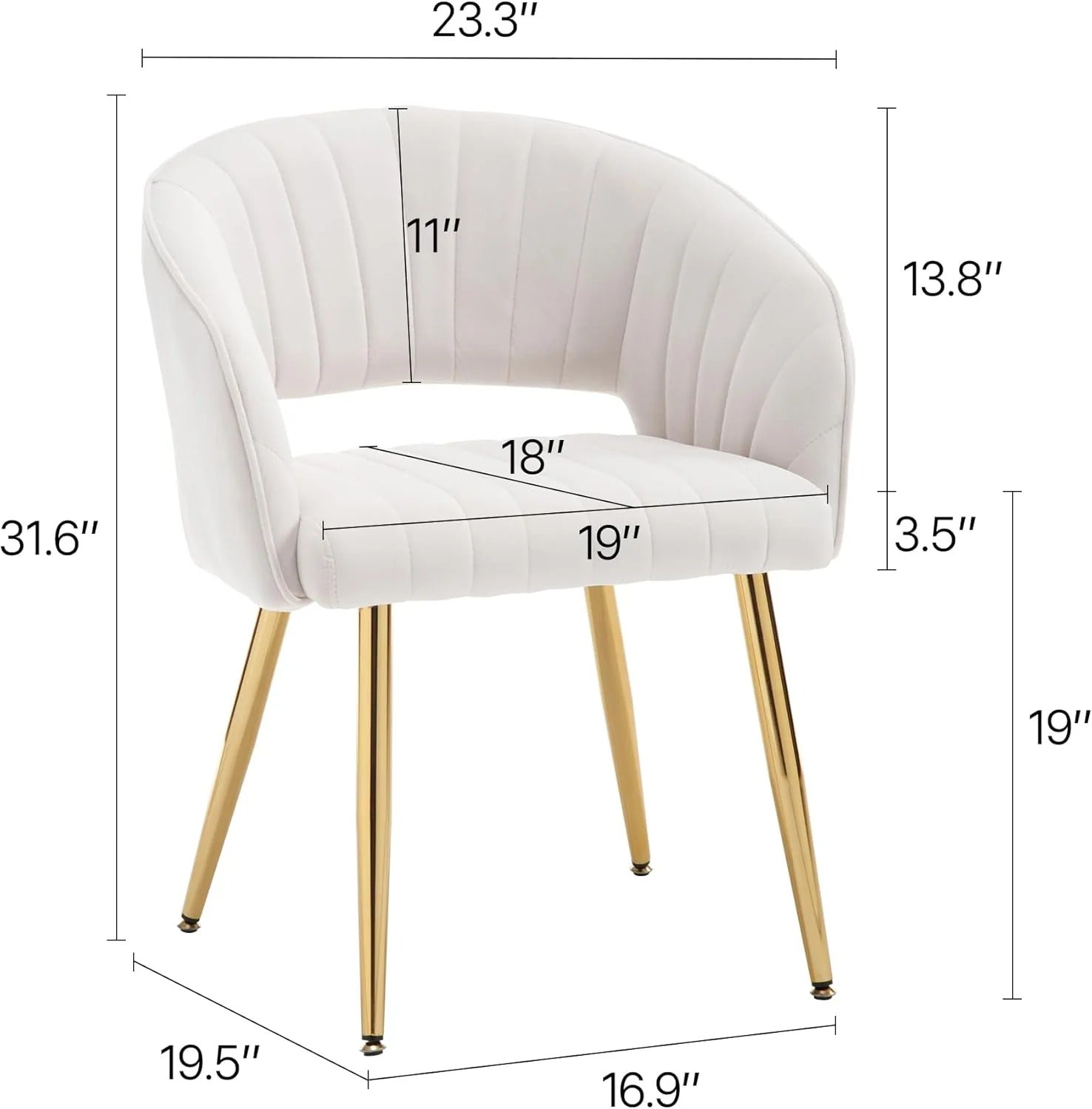 Luxury Velvet Accent Chair