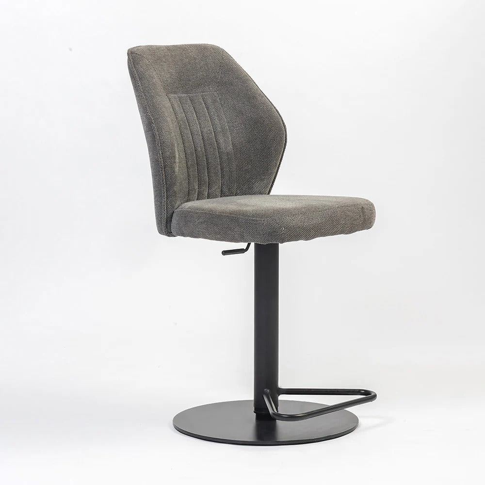 Contemporary Fabric Counter Bar Chair