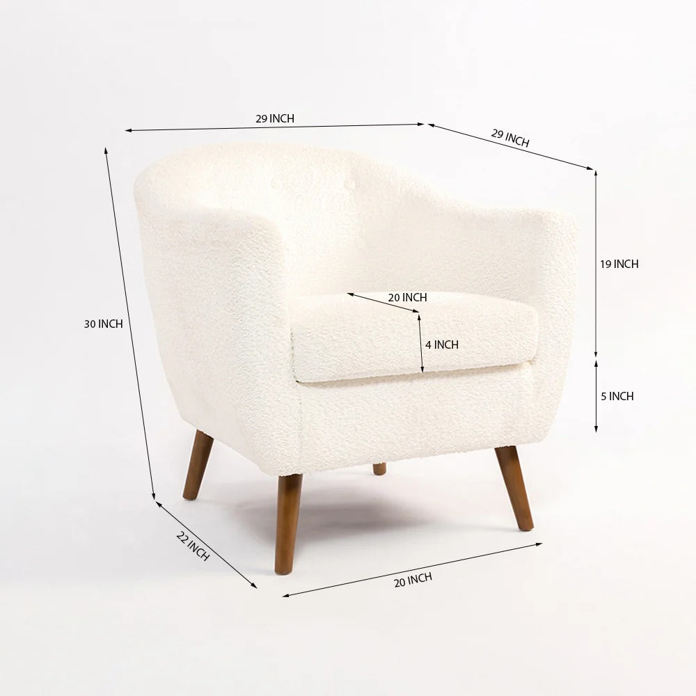 Cozy Mid-Century Accent Chair