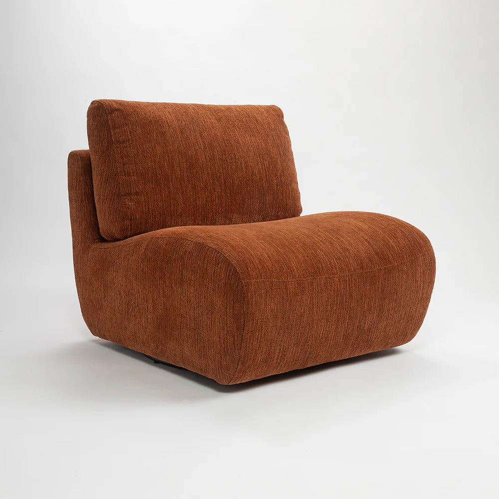 Slate Plush Lounge Chair